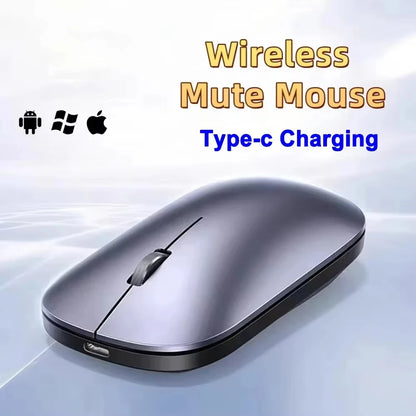 Lenovo Wireless Bluetooth Mouse 2.4G Dual Mode Type-C Charging Silent Ergonomic Portable Laptop Office Gaming Universal Mouse