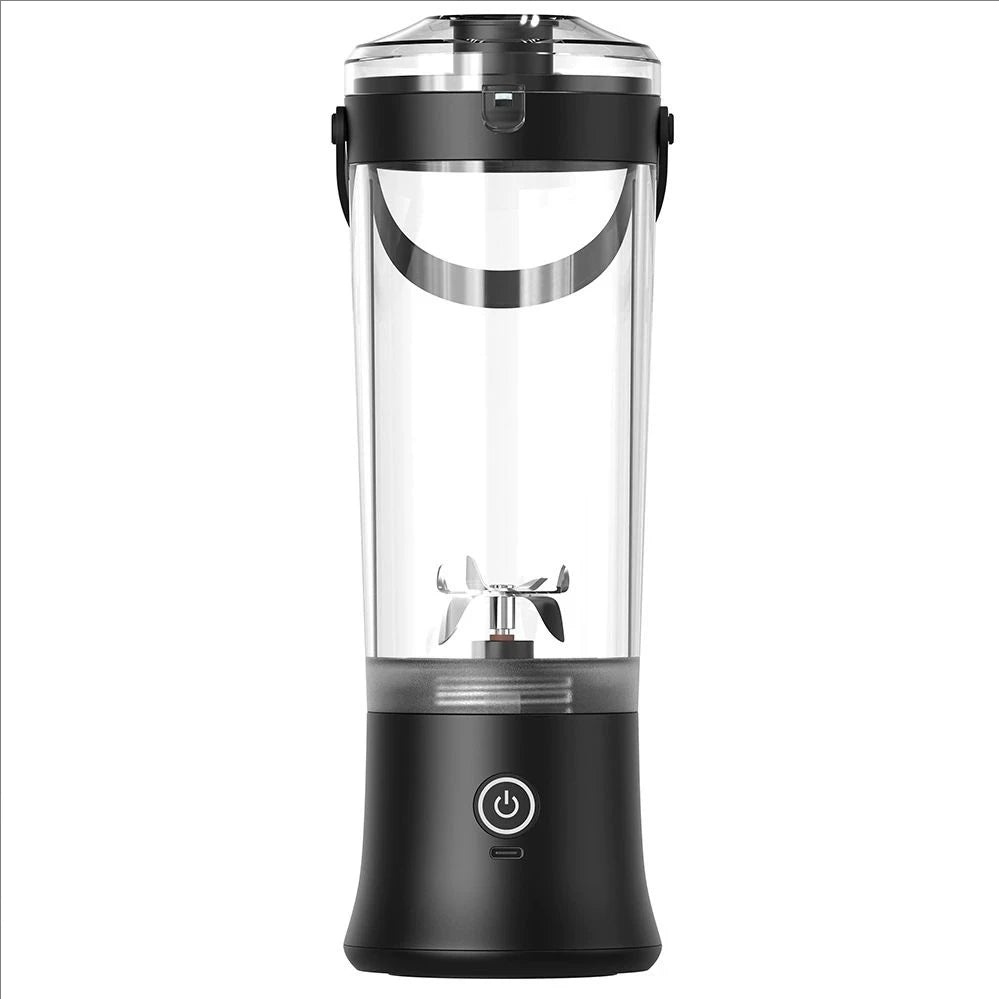 New Portable Blender 600ML Electric Juicer Fruit Mixers 4000mAh USB Rechargeable Smoothie Mini Blender Personal Juicer colorf