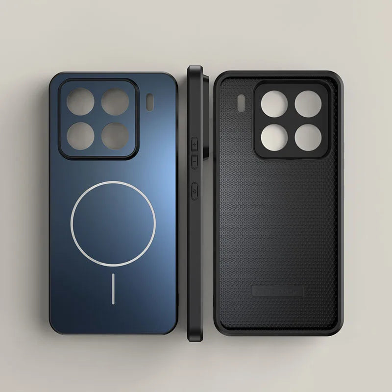 Luxury Magnetic Wireless Charging Case For XiaoMI 17 17Pro Max 15 15T 14T 14 POCO F7 F8 Pro Ultra Anti-Shock Protect Matte Cover