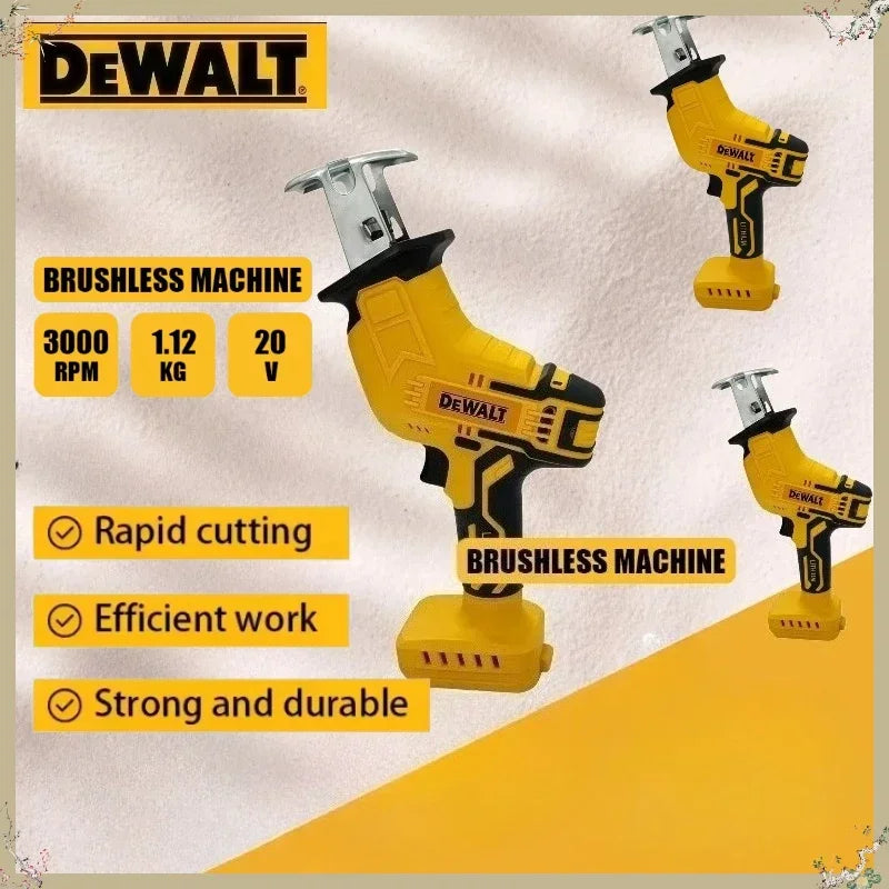 Dewalt 2800RPM Brushless Electric Saw Reciprocating Saw Multifunctional Metal Wood Pipe Cutting Saw Power ToolFor Dewalt battery