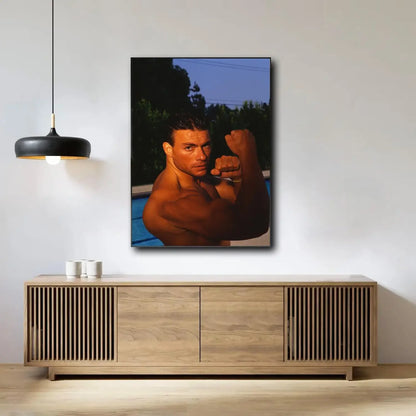 Van Damme Poster Canvas Painting Wall Art for Picture Coffee House Bar Living Room Bedroom Restaurant Home Wall Decor