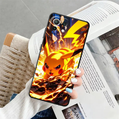 Funda Phone Cover Case for Xiaomi Mi 11T 12T Pro 15 Pro 12X 13 Lite 12 14 10T 11 Cool Pokemon Pikachu