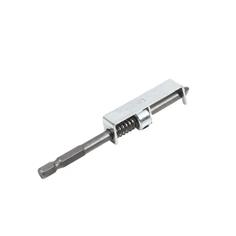Screw Holding Drill Bit With Small Wrench Gray Self-Locking Screw Guide For Power Drills Operation Tool For Stable Screw Driving