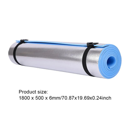 6mm Thick EVA Yoga Mat Moisture-proof Outdoor Camping Picnic Mat 71x20 inch Multifunctional Exercise Gym Fitness Workout Mat
