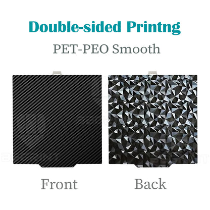 Double Side Smooth PEO PET PEY Bed Spring Steel Sheet For QIDI Q2 Combo Build Plate 280x280mm Q2 PEI Bed For QIDI Q2 Accessory