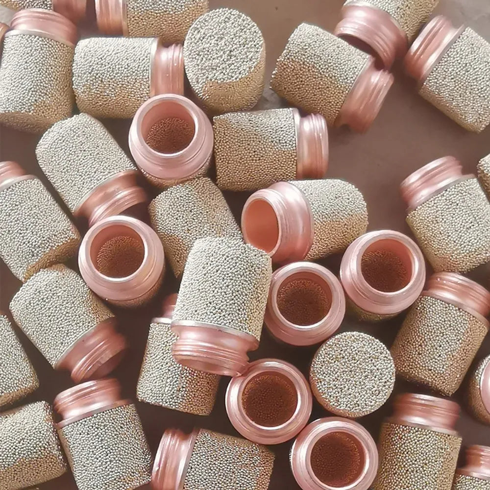 1/5/10/20/50pcs Danfoss Fuel Injector Filter, Copper Particle Filter Element, Stainless Steel Alloy Filter