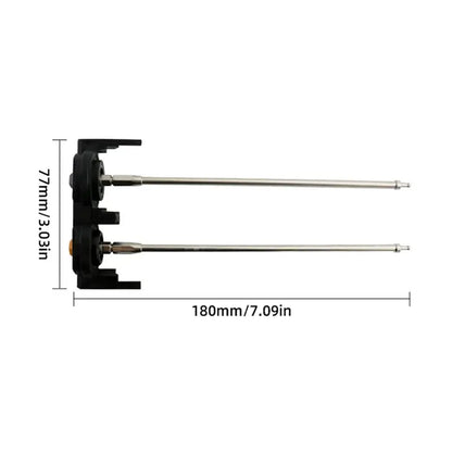 B02C-Robot Vacuum Cleaner Replacement Parts- For Dreame X50 Pro Main Brush Side Poles Bracket Cover Accessories