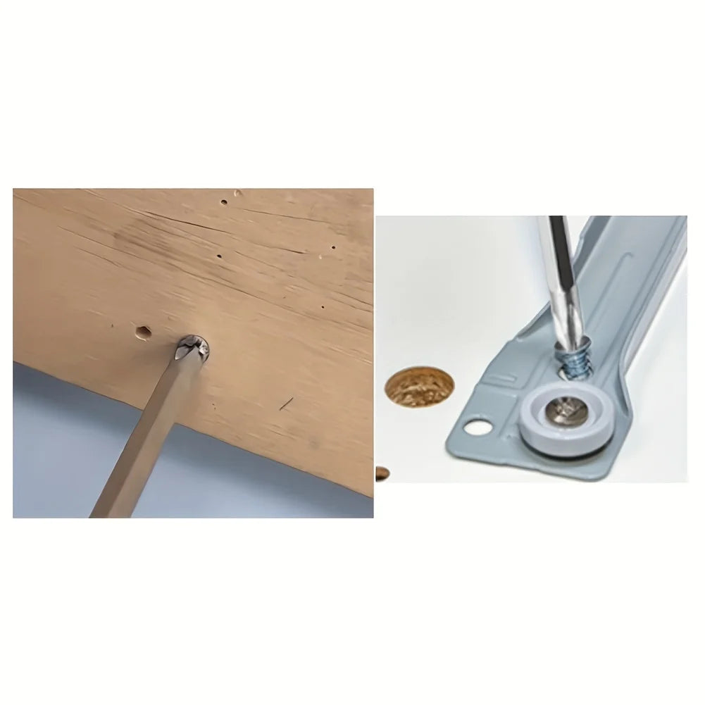 Double Use Screwdriver Removable Hand Tool Slotted Phillips Screw Driver Impact Double Head PH2 Dual Interchangeable