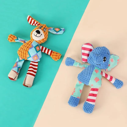 1/2 Pcs Pet Toys Dog Toys Plush Sound Toys Plush Biting and Grinding Resistant Cat Toys Pet Supplies Dog Toys