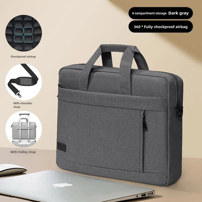 Business Laptop Bag Case Shoulder Tote Bag Notebook Bag Briefcase For 13 15 17 Inch Macbook Air Pro HP Huawei Asus Dell Handbag
