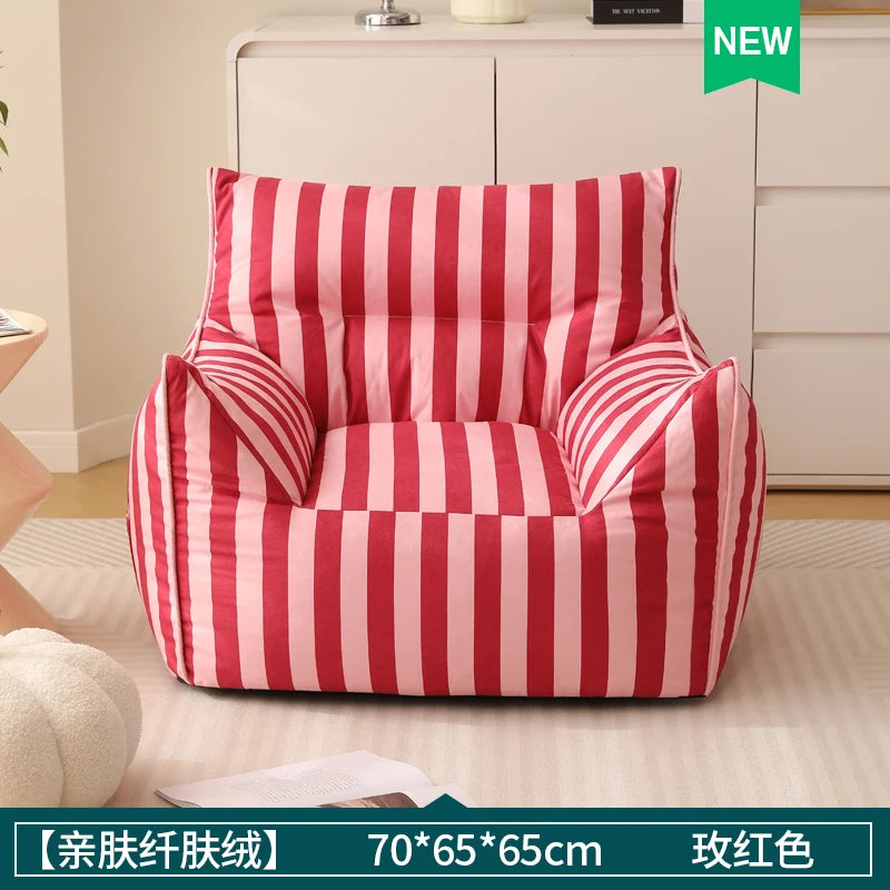 Bean Bag Furniture Sofas For Living Room Compression Puffs High-density Resilient Foam Sillones Comprimidos Scandinavian Style