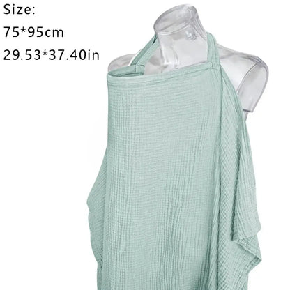Mother Outing Breastfeeding Cover Baby Feeding Nursing Covers Adjustable Breathable Privacy Nursing Covers with Arch Neckline