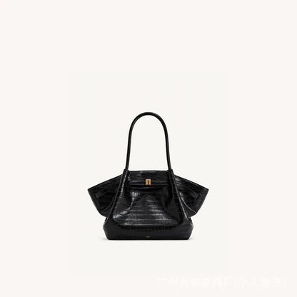 JW PEI HANA Tote Bag Dumpling Bun Small Women's Shoulder Crossbody Bag High Quality Handheld Small Bag Women'sMedium Faux Suede