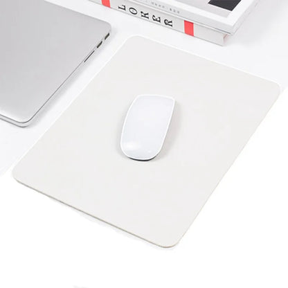 Small PU Mouse Pad Single-sided Solid Color Universal Non-slip Pad Mouse Pad Suitable For PC Laptops Office PU Gaming Mouse Pad
