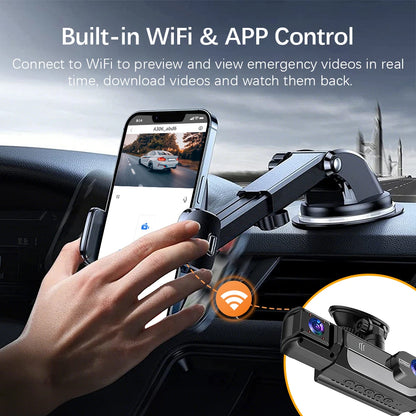 Dash Cam For Cars FHD1080P Driving Recorder Car Camera DVR Night Vision Video Recorder Built-In Wi-Fi Tachograph Auto Parts