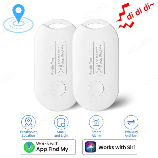 Smart Tag Global Locator Mini GPS-Tracker – Kompatibel mit der iOS-App „Meine Suche“ – Anti-Verlust-Finder für Schlüssel, Geldbörse, Auto und Gepäck
