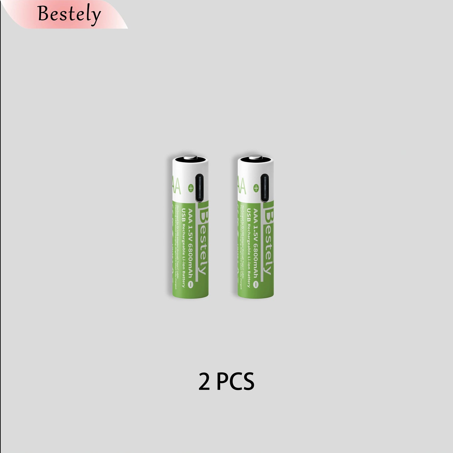 2026 Hot Rechargeable Battery Lithium-ion 1.5V AA1200mAh Rechargeable Battery 1.5V AAA6800mAh Battery with USB-C Cables