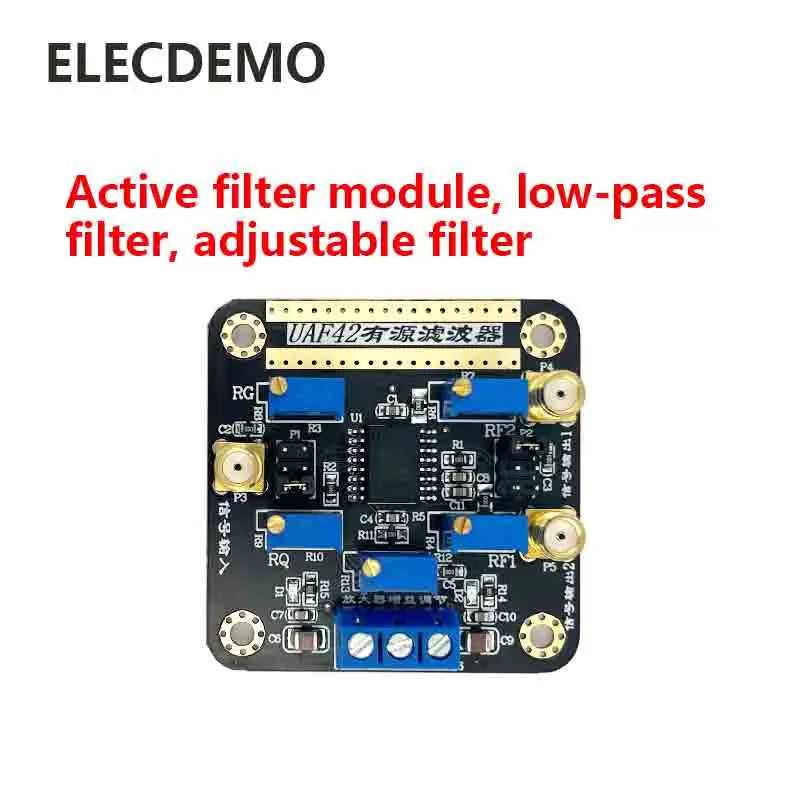 UAF42 Active Filter Module, Configurable High-Pass, Low-Pass & Band-Pass Filter, Tunable Low-Pass Signal Filter