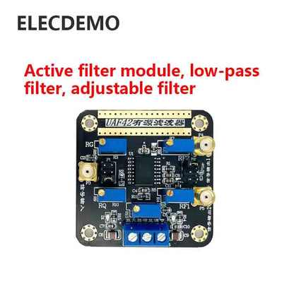 UAF42 Active Filter Module, Configurable High-Pass, Low-Pass & Band-Pass Filter, Tunable Low-Pass Signal Filter