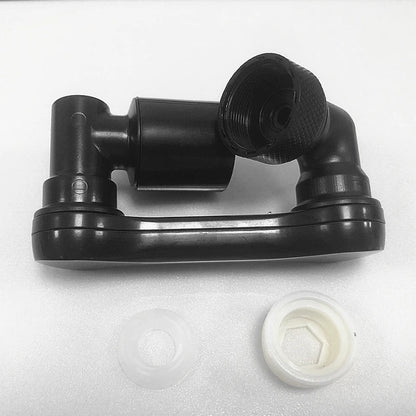 Black 1080° Universal Rotation Faucet Sprayer Head Dual Effluent Washbasin Kitchen Robot Arm Extension Faucets Aerator Bubbler