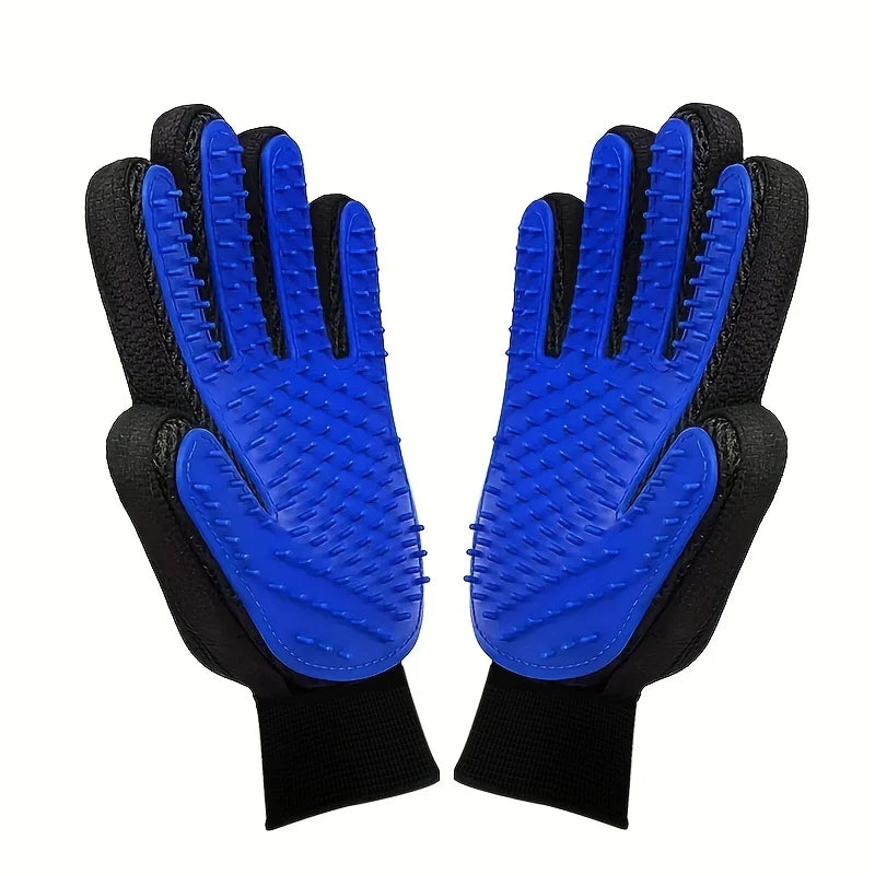 2pc Pet Grooming Gloves,Deshedding and Massaging Grooming Gloves,Removing Fur,Deshedding Glove Brush,Suitable for Dogs and Cats