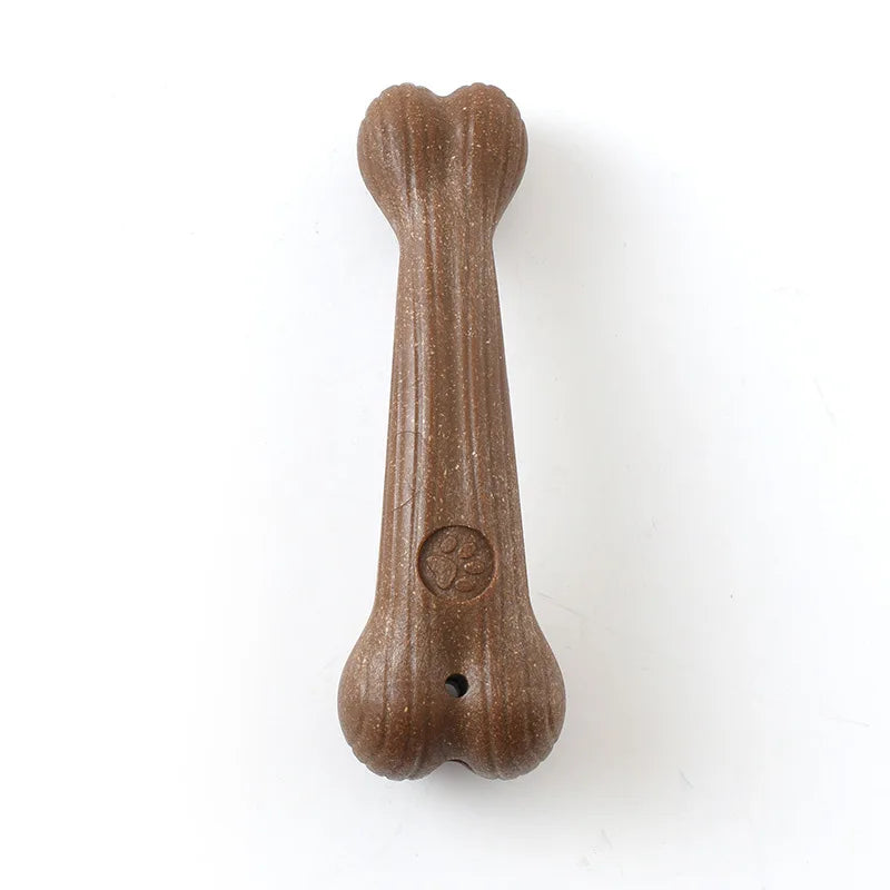 Pet Dog Chew Toys Teeth Clean Stick Interesting Pine Wood Cute Bone Shape Durable Bite Puppy Interactive Toy Pet Supplies