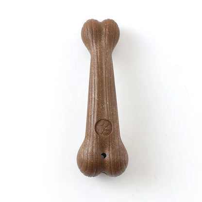 Pet Dog Chew Toys Teeth Clean Stick Interesting Pine Wood Cute Bone Shape Durable Bite Puppy Interactive Toy Pet Supplies