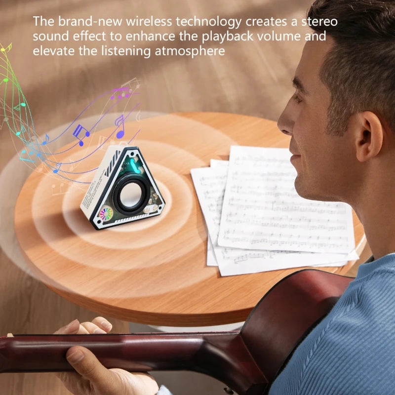 Portable TWS Bluetooth Speaker Audio Subwoofer Mini Wireless Portable Speaker HiFi Music Surrounding Sound Outdoor Loudspeaker