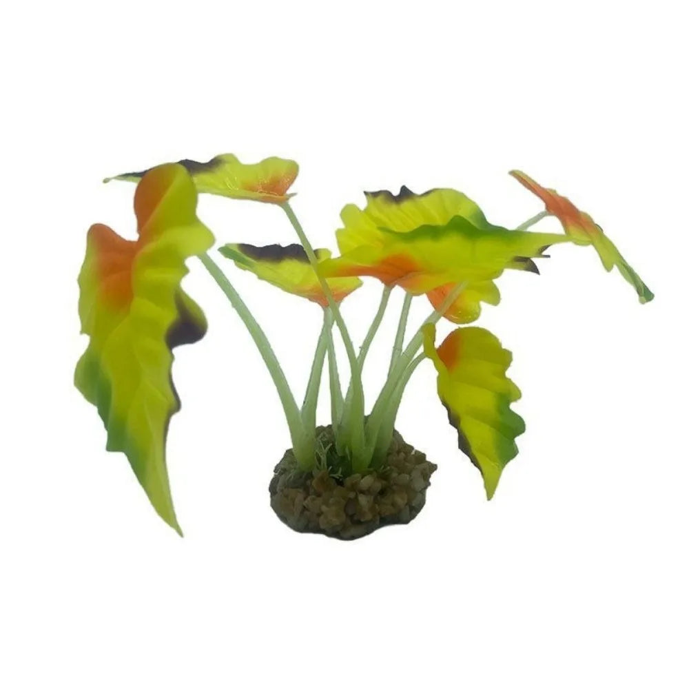 Plastic Aquarium Water Plants Small Decorative Artificial Underwater Plants Lifelike with Sturdy Stems Aquarium Landscaping