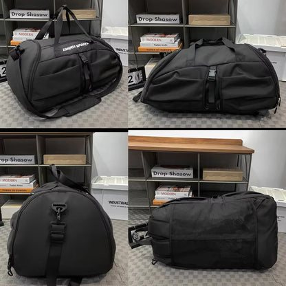 Backpack for Men and Women Suitable for Travel Tourism Hiking Camping Backpack Gym Fitness Bag with Shoes Pocket Outdoor Duffel