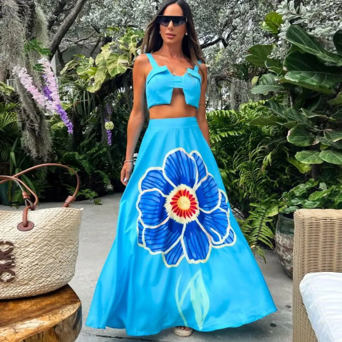 Print Ruffle Beach Cover Up Floral Hot Swimsuits 2025 Sexy Beach Outfits For Women Tunics for Beach Long Playa Bikini Cover Up