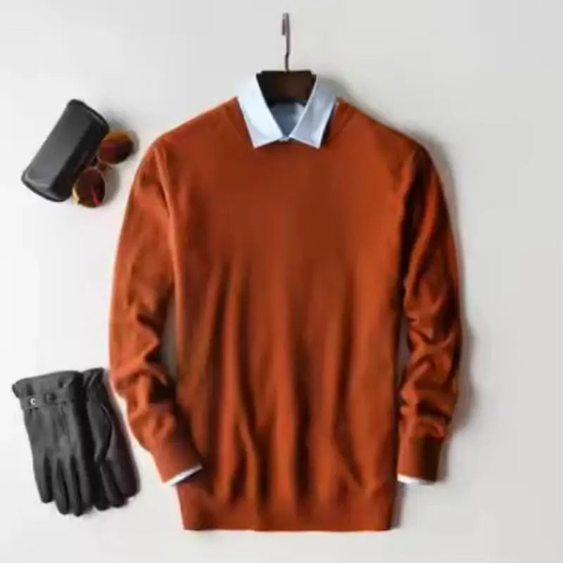 Cashmere Sweater Men Pullover 2025 Autumn Winter Soft Warm Jersey Hombre Jumper Pull Homme Knitted Sweaters
