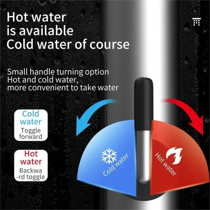 HOMEFISH 3000W 220V Electric Kitchen Water Heater Tap Instant Hot Stainless Steel Water Faucet Heater Cold Heating Faucet