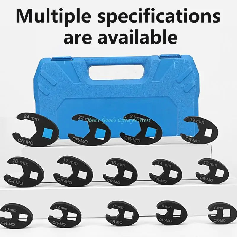 E74E Professional 15pcs Ergonomic 3/8 Inches Ratchet Wrench For Mechanical Work