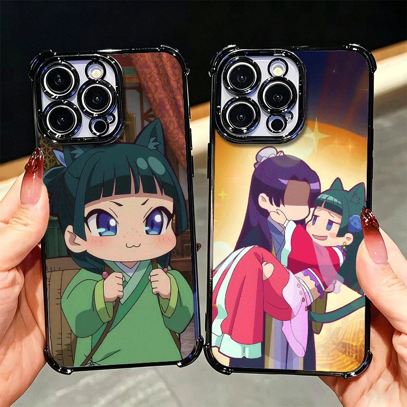 A-Apothecary D-Diaries Cute Plating Phone Case For Xiaomi Poco X6 X7 X8 Pro Max X5 X3 M8 M7 M5S Redmi 15C 15 14C 13C 17T 15T 14T
