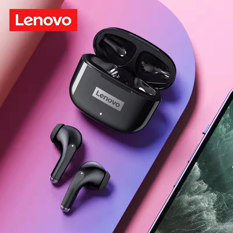 Lenovo LP40 Pro Headphones Wireless Bluetooth 5.4 TWS Hifi Stereo Earphones Gaming Sports Touch Control HD Call with Mic Earbuds