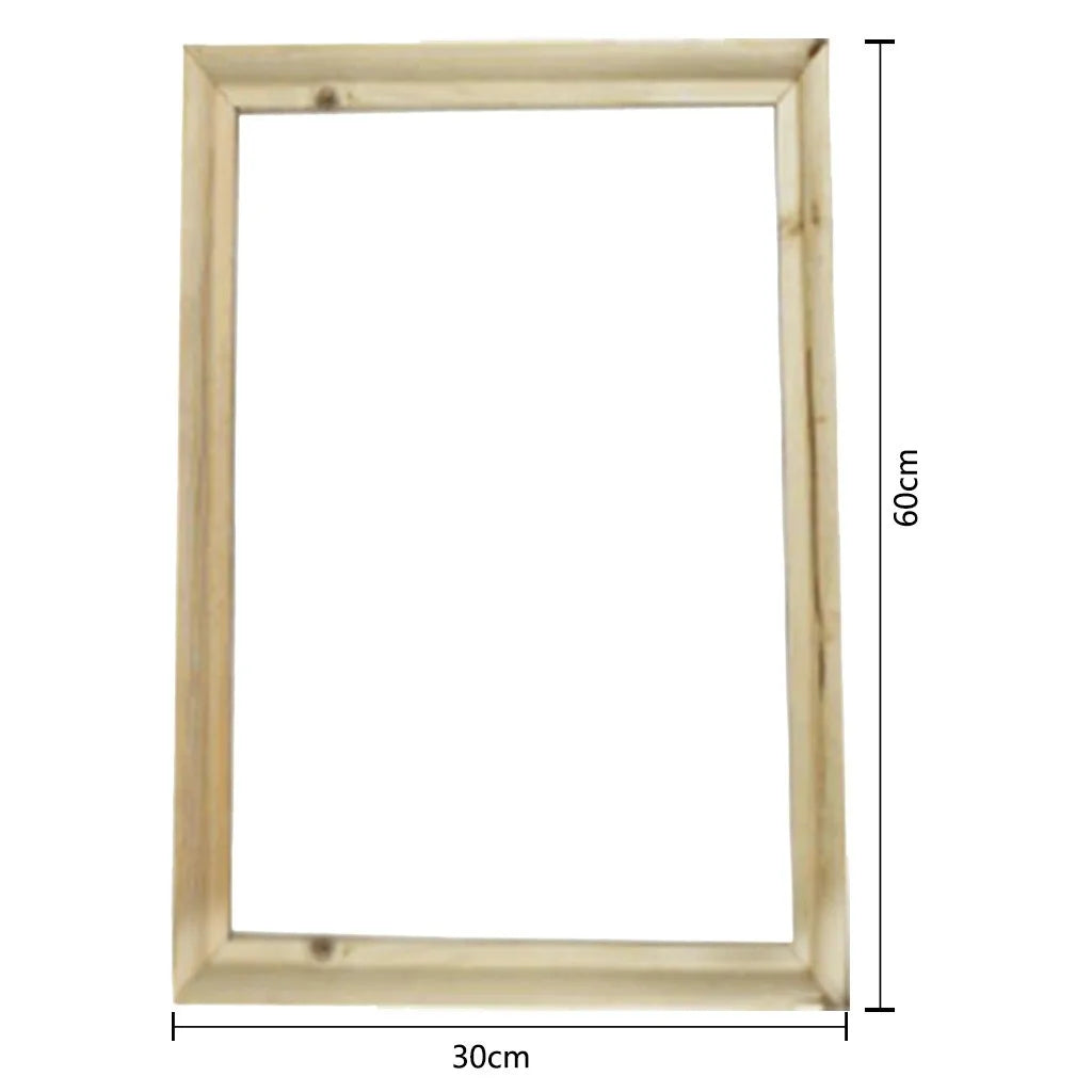 DIY Picture Canvas Oil Painting Frame Nature DIY Wood Frame Art Poster Painting By Numbers Photo Frame Craft Home Wall Art Decor