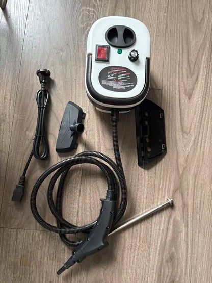 Compact Handheld Steam Cleaner: Pressurized High-Temperature Steam Machine withBrush Attachments for Kitchen and Car Detailing