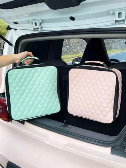 Large Car Trunk Organizer, Waterproof & Wear-resistant, For EV Chargers, Cables, Tools & Camping Gear, Car Interior Accessory