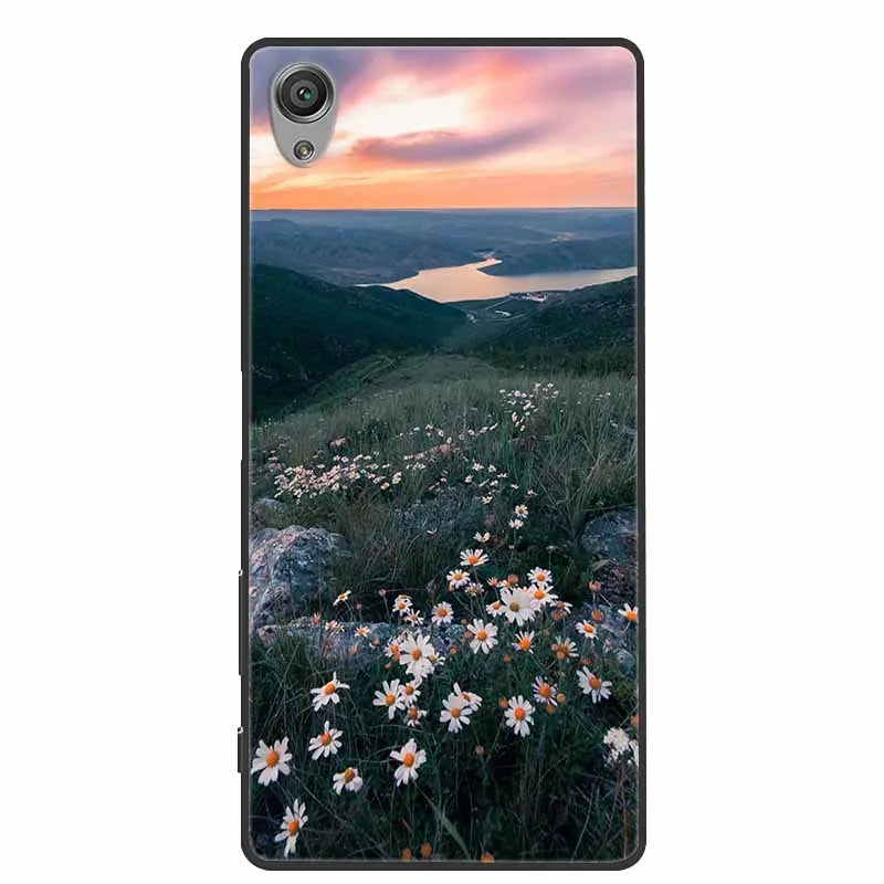For Sony Xperia X Case F5121 Fashion Soft TPU Silicone Back Cases for Sony Xperia X Cover Protective Funda XperiaX Cartoon F5122
