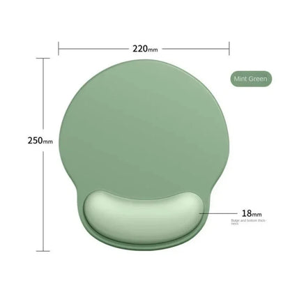 Gradient color mouse pad comfortable wrist rest non-slip mouse pad soft mouse pad wrist rest computer desktop silicone mouse pad