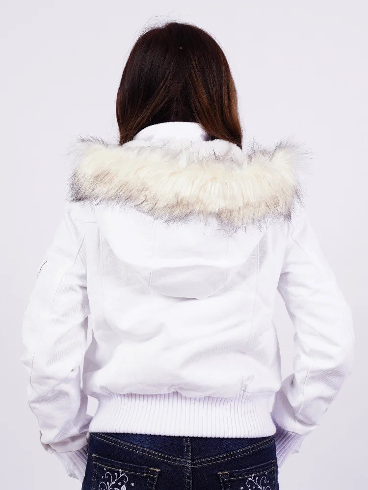 2025 New Lady Trendy Y2k Jackets Vintage Slim Hooded Fall Women Fur Collar Cozy Coat Retro Winter Autumn High Street Outerwear