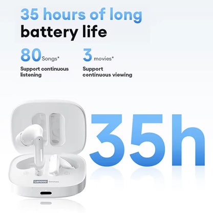 New Lenovo LE209 Wireless Bluetooth Earphone Business Music Bluetooth Headphone HD Call with Mic 30H Battery Life Gaming Headset