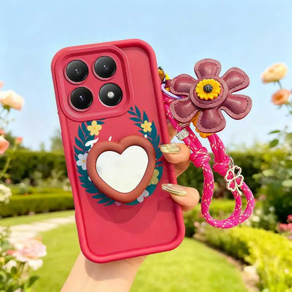 3pcs( Colorful garland  Phone Case+Lanyard+Craft Embellishments) for Xiaomi 15T/15TPro/14/14T/17Pro/14TPro/17 ProMax  Phone Case
