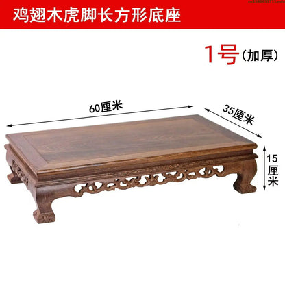 High Quality Miniature Wooden Coffee Table Tea Sets Coffee Desktop Table Candy Table Furniture Vase Flower Pot Sorting Table