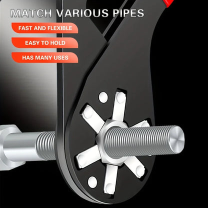Magic Wrench 6 Inch 8 Inch Multi-purpose Hexagonal Alloy Steel Manual Clampable Movable Hexagonal Wrench
