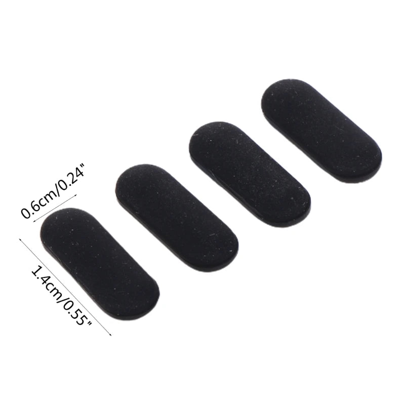4 Piece Laptop Rubber Feet , Non-Slip Replacement Bottom Case Feet Pad for Dell E7440 E7240 E7250 E7450 E7270 E7470