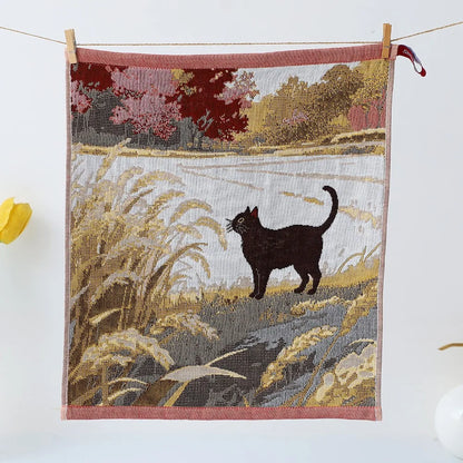 New 34x40cm Large Hand Towel Quick Dry Decorative Kitchen Towel 4 Layer Cotton Gauze Tea Towel Home Restaurant