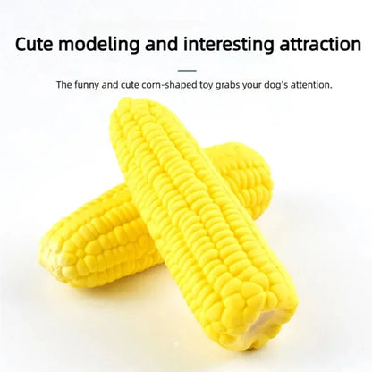 Latex Corn Shape Squeak Toys for Dogs New Pet Supplies Training Chewing Toy for Small Dogs Puppy Playing