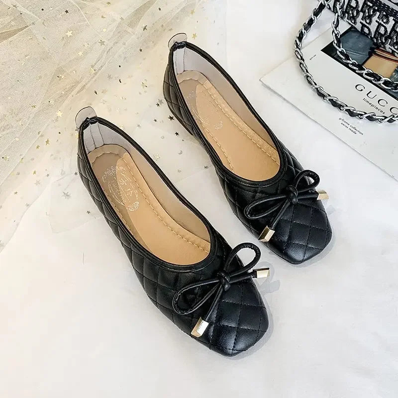 Casual Flats Shoes Women Fashion Pointed Toe  Female Spring Autumn Single Shallow Mouth Loafers Shoes Mocasines De Mujer Zapatos